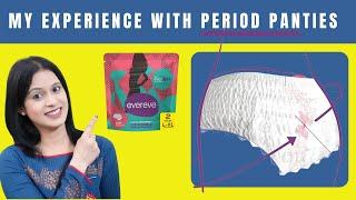 How to use DISPOSABLE Period Panties  Evereve Ultra Absorbent Heavy Flow Disposable Period Panties