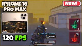 Game Test With New Iphone 16 Pro Max in PUBG MOBILE  PUBG METRO ROYALE CHAPTER 22