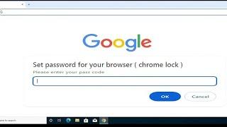 How To Set a Password on Google Chrome Browser  Lock Chrome with Password on Windows 10