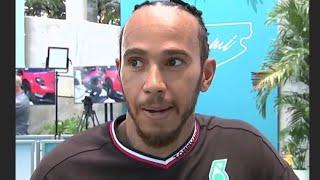 Lewis Hamilton and George Russel Post-sprint race interview 2024 Miami Grand Prix