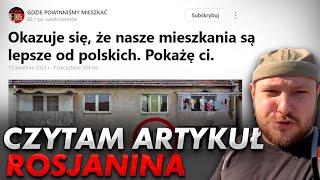 Rosjanin zazdrosny o mieszkania Polaków