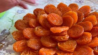 Абрикосовые Цукаты КУРАГА в Домашних Условиях Dried Apricots at home. АСМР