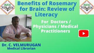 Benefits of Rosemary for Brain Function Flashback Friday