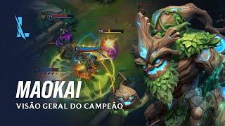 Visão geral do Campeão Maokai  Mecânica de jogo – League of Legends Wild Rift