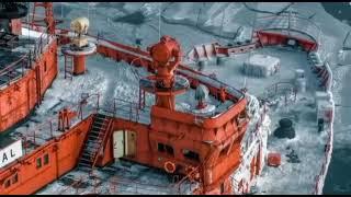 perjuangan kapal tangker terjebak di lautan es yang membeku
