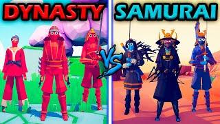 EAST DYNASTY vs WEST SAMURAIS - Totally Accurate Battle Simulator  TABS