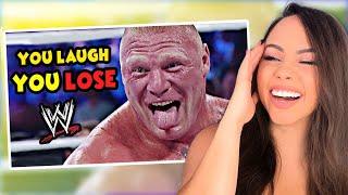 WWE Funniest Moments - YOU LAUGH YOU LOSE #1 - REACTION