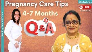 Pregnancy Care Tips  4-7 Months  Second Trimester  Live Q & A Session  Dr Sita  12-10-21