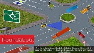 How To Negotiate Roundabouts  UK Roundabout Rules  Driving Lessons & Test Easy Guide MSPSL Routine