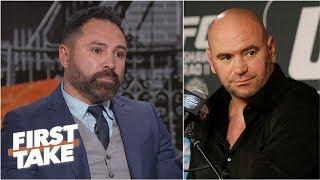 Oscar De La Hoya accuses Dana White of not taking care of fighters  First Take