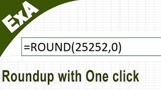 Automate Roundup Function with VBA One Click Roundup HD