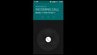 HAIER Tele2 Midi 2.0 Incoming Call Screen Video