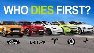 Electric range battle - Tesla vs Polestar vs Kia vs Ford vs Skoda