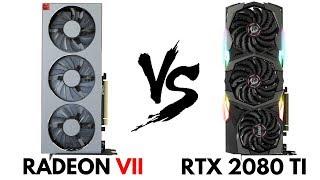 Radeon 7 vs RTX 2080 TI  RTX 2080 TI vs Radeon 7  Radeon VII vs RTX 2080 TI  Comparison  H-Tech