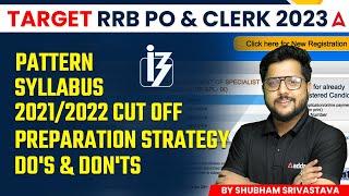 RRB PO Clerk 2023  RRB PO & Clerk Syllabus Exam Pattern Cut off Strategy  Full Details