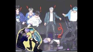 Sudden Change in DNA Dance? Jimin falls & Jin takes his shoes off