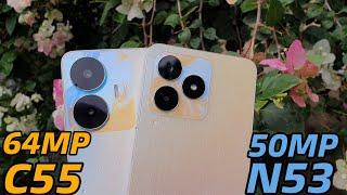 Narzo N53 vs Realme C55 Camera Test  50MP vs 64MP