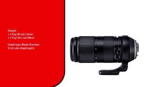 Tamron 100-400mm f5-6.3 DI VC USD