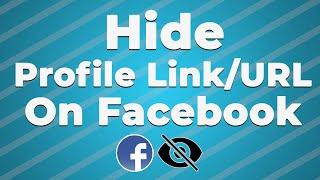 How to Hide Profile Link of Facebook 2021  hide your facebook url 2021  F HOQUE 