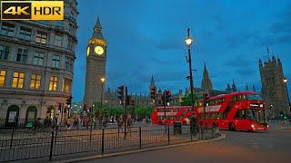 Exploring Londons Evening Charms An Evening Walk from Big Ben to Leicester Square 4K HDR