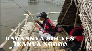 mancing di Bagan jembatan tanjung kait