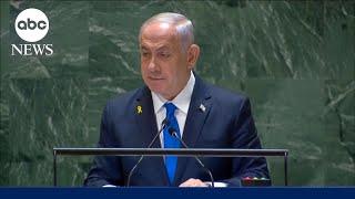 Israeli PM Netanyahu delivers address to United Nations ‘I came here to set the record straight’