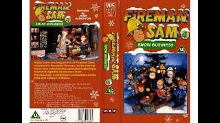 Fireman Sam 4 Snow Business 1989 UK VHS