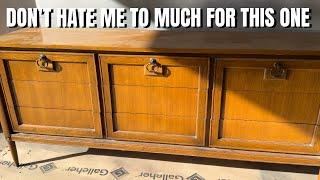 EXTREME FURNITURE MAKEOVER  DIY upcycling you can do from HOME  FLIPPING furniture for a PROFIT