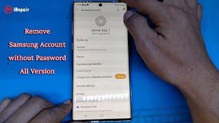 How to Remove Samsung Account without Password All Version