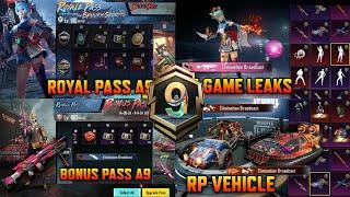 A9 Royale Pass 3D Leaks 1 To 100Rp Leaks  Bonus Rp A9  Rp Vehicle Skin  A9 Rp Upgrade