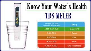 TDS Meter  How to use  TDS meter ka use kaise karein  TDS level for drinking water