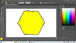 Adobe Illustrator Çokgende Tarak Anlatımlarının Eğitimleri