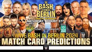 WWE Bash in Berlin 2024 - Match Card Predictions