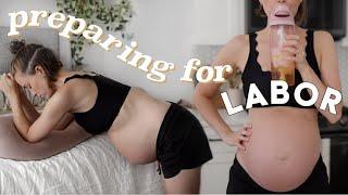 How I Am Preparing My Body For NATURAL LABOR *and home birth prep too*