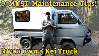 9 MUST Maintenance tips for owning a Kei truck #keitruck #maintenance #jdm