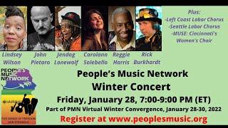 PMN Winter Concert Reggie Harris Rick Burkhardt Carolann Solebello John Pietaro