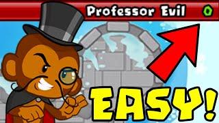 Easily Beat the NEW Professor Evil Challenge... Bloons TD Battles