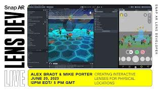 How to Create Interactive Snapchat Lens Using Physics with MousePack  Lens Studio Stream