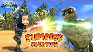 Vir Vs Fast Turtle   Vir The Robot Boy In Hindi  Summer Vacation New Episode #S04E02