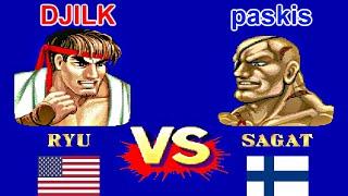 Street Fighter II Hyper Fighting - DJILK vs paskis FT5