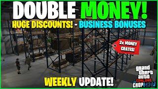 DOUBLE MONEY BIG BUSINESS BONUSES & VEHICLE DISCOUNTS  - GTA ONLINE WEEKLY UPDATE