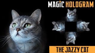 Holographic Cat - Holographic video 4 faces for iPad and Iphone - Magic Hologram