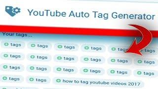 YouTube Auto Tag Generator that Guarantees More Views