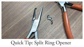How to Use a Split-Ring Opener Tool