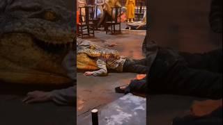 Dangerous Crocodile Attack  Film Shooting scene #crocodile #alligator #shorts #viral