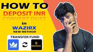 How To Deposit INR in Wazirx  Transfer Fund From Wazirx to Binance  Crypto Trading Malayalam