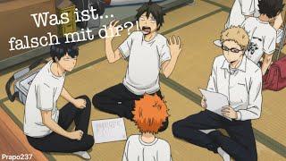 Haikyuu Szenen auf deutsch - 10  Kageyama ist schlauer als Hinata?