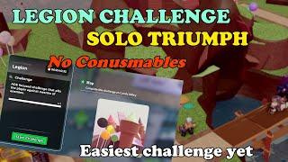 LEGION Challenge Map SOLO TRIUMPH easiest challenge yet...  Tower Defense Simulator