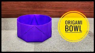 Origami Bowl  Origami Box  Origami tutorial  Paper craft