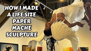 How to make a life size paper mache sculpture